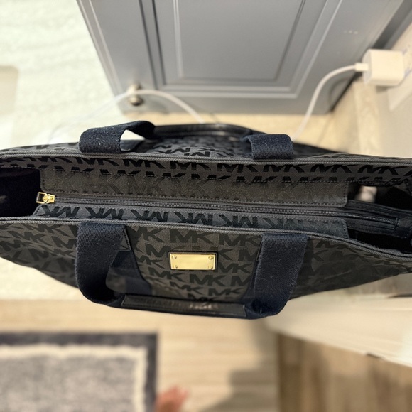 Michael Kors Monogram Duffel Bag – 17x14, Excellent Condition - Picture 7 of 8